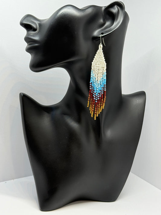 Blue fringe